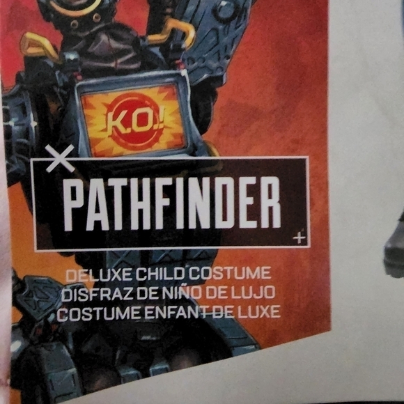 NWT Apex Legends Pathfinder Deluxe Kid's Muscle Halloween Costume Medium 7-8 New - Picture 7 of 11